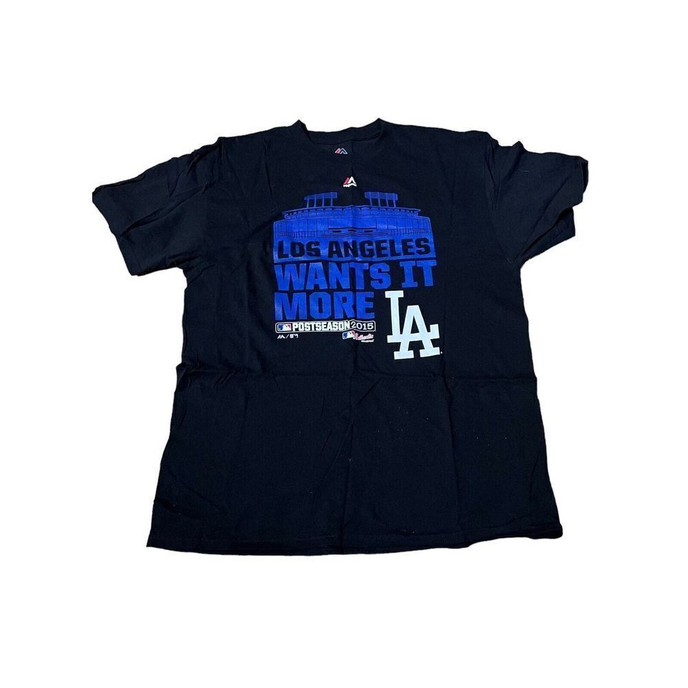 Los Angeles Dodgers Majestic T Shirt Post Season